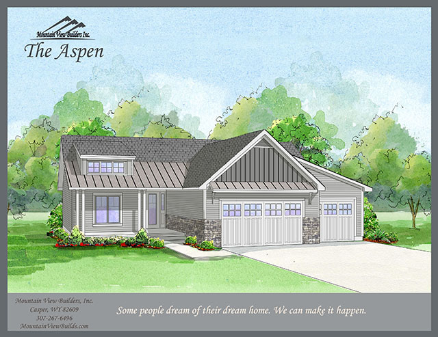 The Aspen by Mountain View Builders of Casper Wyoming