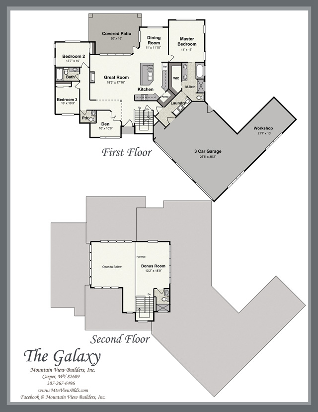 The Galaxy by Mountain View Builders of Casper Wyoming