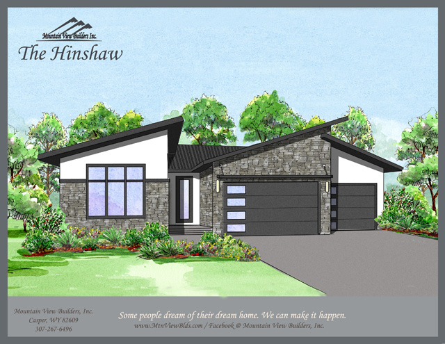 The Hinshaw by Mountain View Builders of Casper Wyoming