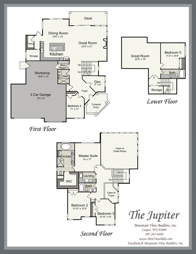 The Jupiter by Mountain View Builders of Casper Wyoming