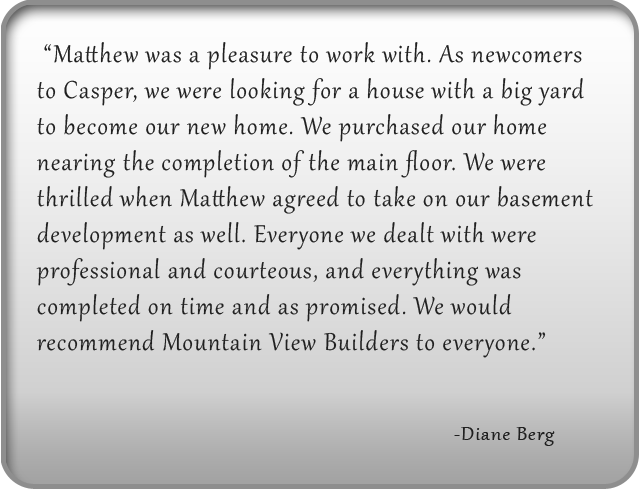 Berg Testimonial